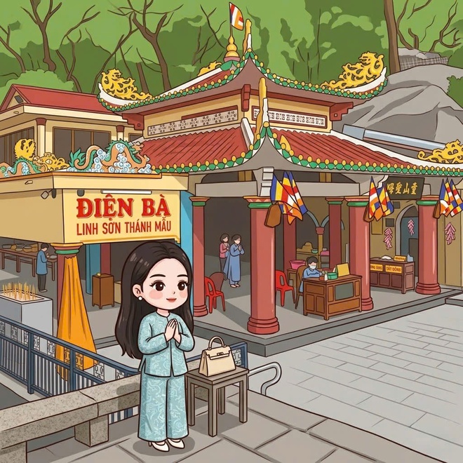 Tranh cãi chuyện mặc quần đùi, leo trèo chụp ảnh ở Núi Bà Đen - Ảnh 4.