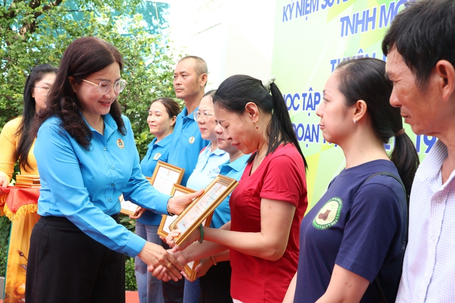  Trao quà, mở phiên chợ ưu đãi cho đoàn viên, người lao động - Ảnh 8.