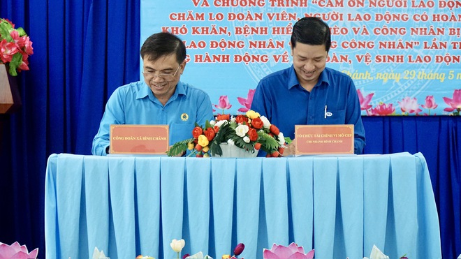 Xã Bình Chánh, TPHCM: Lan tỏa yêu thương đến đoàn viên - lao động tro - Ảnh 8.