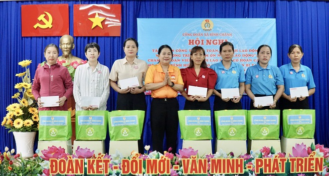 Xã Bình Chánh, TPHCM: Lan tỏa yêu thương đến đoàn viên - lao động tro - Ảnh 5.