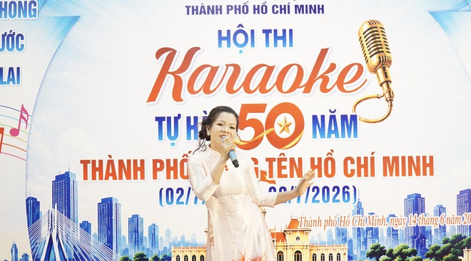 58 đội tranh tài tại Hội thi Karaoke "Tự hào 50 năm Thành phố mang tên Hồ Chí Minh" - Ảnh 4.