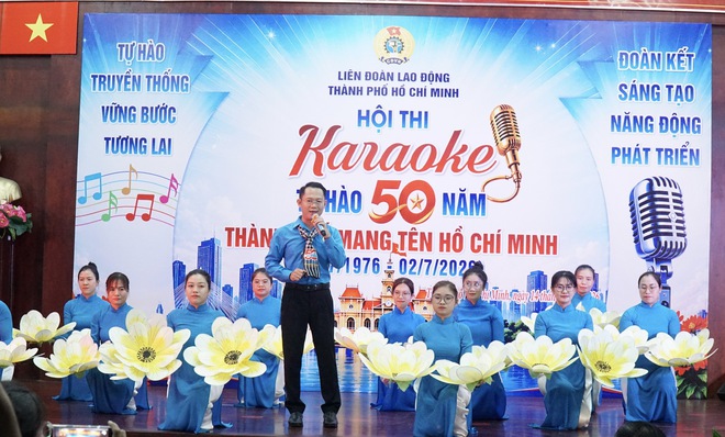 58 đội tranh tài tại Hội thi Karaoke "Tự hào 50 năm Thành phố mang tên Hồ Chí Minh" - Ảnh 6.