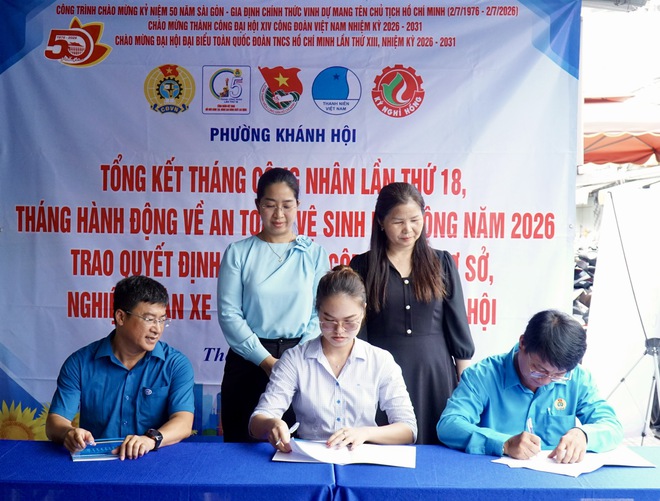 Phường Khánh Hội: Đa dạng hoạt động đồng hành cùng đoàn viên - lao động - Ảnh 8.