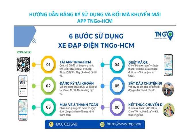 TPHCM tặng 1.000 v&eacute; xe đạp điện c&ocirc;ng cộng miễn ph&iacute; - Ảnh 3.