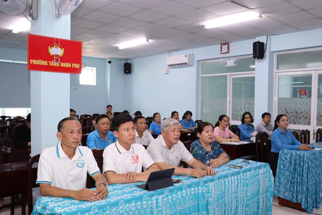 Gần 1.500 c&aacute;n bộ, đảng vi&ecirc;n phường Tăng Nhơn Ph&uacute; học tập Nghị quyết 09-NQ/TW - Ảnh 10.