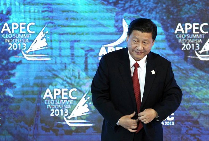 
	Hình ảnh vị chủ tịch Trung Quốc uy nghiêm trong một hội nghị