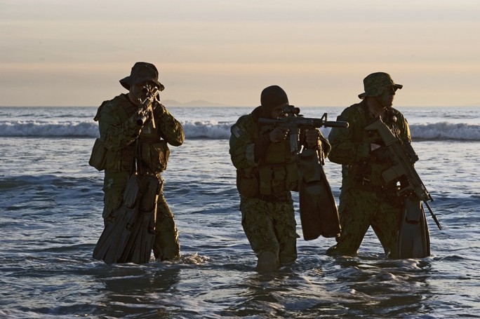 Đặc nhiệm SEAL trong một khóa huấn luyện. Ảnh: U.S. Navy