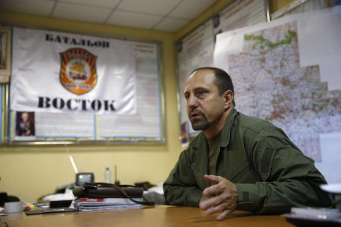 Chỉ huy Alexander Khodakovsky. Ảnh: Reuters