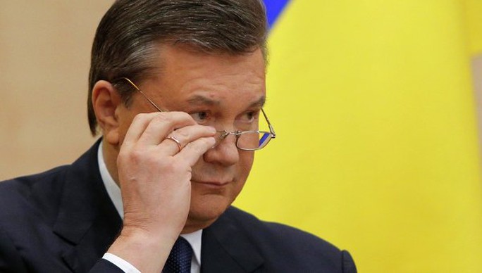 Tổng thống Ukraine bị truất quyền Viktor Yanukovych. Ảnh: Ria
