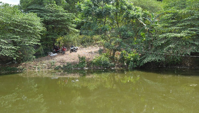 Khu vực phát hiện thi thể nam