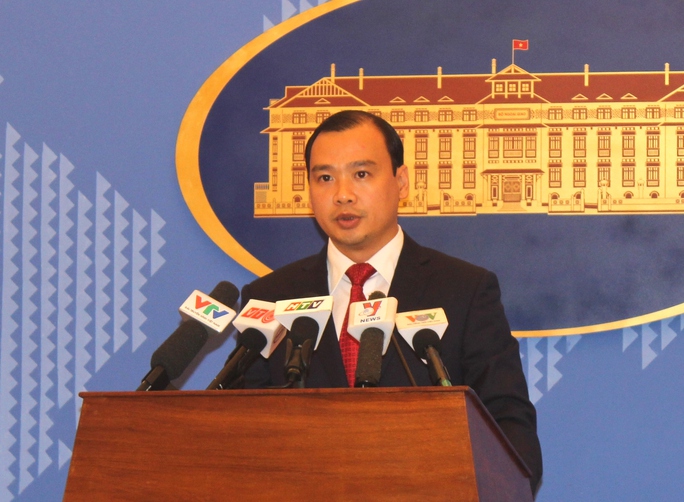 Người phát ngôn Bộ Ngoại giao Việt Nam Lê Hải Bình. Ảnh: Dương Ngọc Người phát ngôn Bộ Ngoại giao Việt Nam Lê Hải Bình. Ảnh: Dương Ngọc