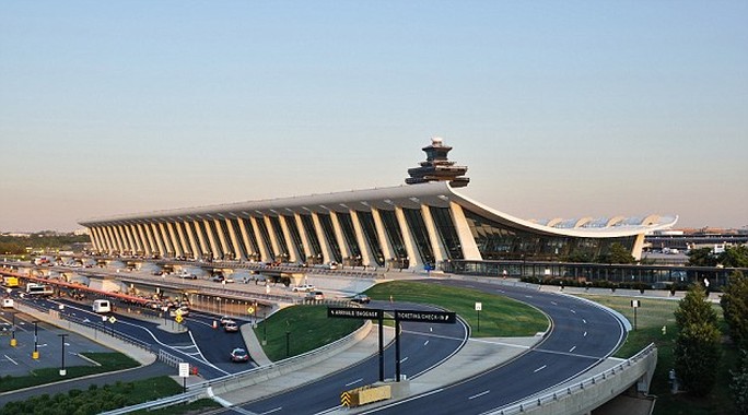 Sân bay quốc tế Dulles ở bang Virginia. Ảnh: Daily Mail