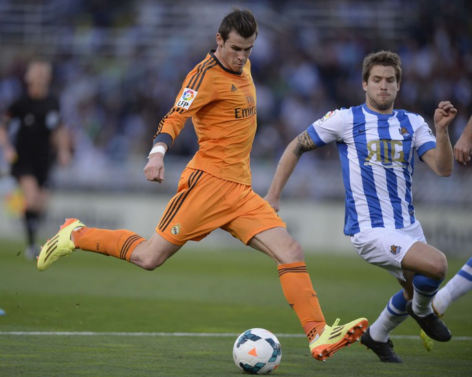 Gareth Bale đang có một mùa giải ấn tượng với đội bóng mới Real khi ghi được nhiều siêu phẩm