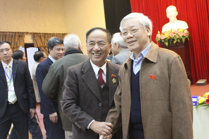 Tổng bí thư Nguyễn Phú Trọng trong buổi tiếp xúc cử tri