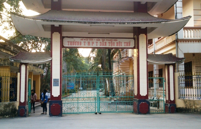 Trường THPT dân tộc nội trú tỉnh Thanh Hóa, nơi để xảy ra hàng loạt sai phạm