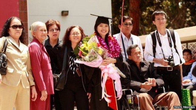 Sau khi tốt nghiệp Đại học Nam California, Thủy trở về quê hương. Ảnh: BBC
