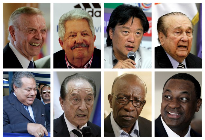8 quan chức FIFA bị cáo buộc quản lý tồi và nhận hối lộ