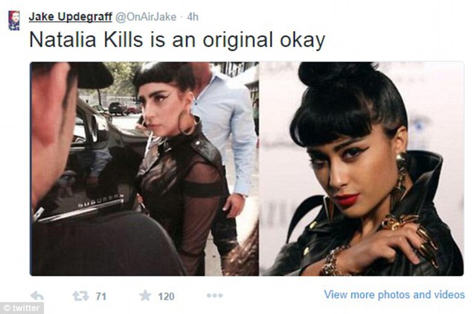 Natalia Kills bị cho bắt chước Lady Gaga