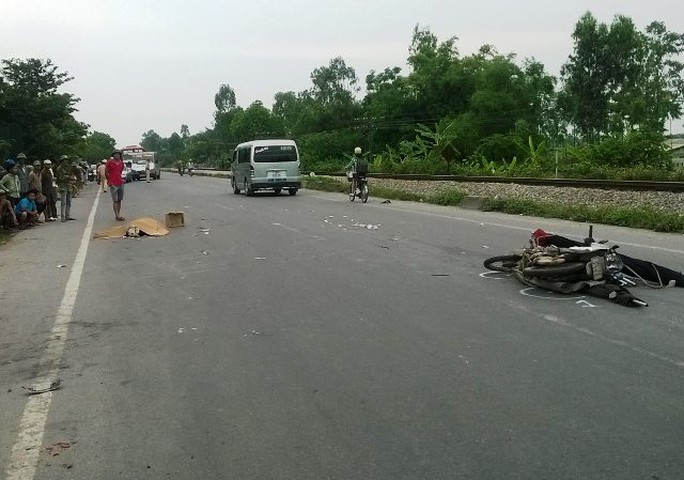 Hiện trường vụ tai nạn thương tâm Hiện trường vụ tai nạn thương tâm