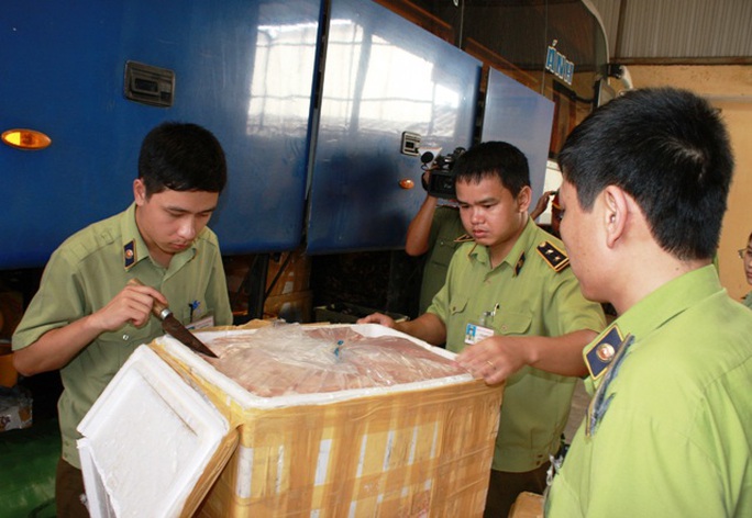 Số hàng hôi thối được Đội Quản lý thị trường số 1 - Chi cục Quản lý thị trường Ninh Bình bắt giữ Số hàng hôi thối được Đội Quản lý thị trường số 1 - Chi cục Quản lý thị trường Ninh Bình bắt giữ