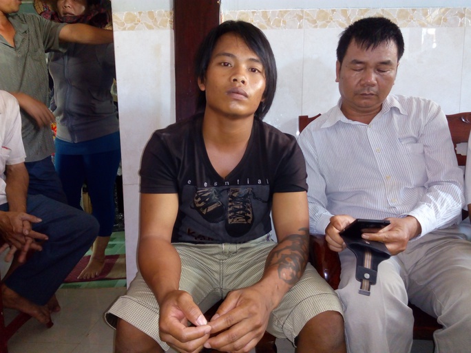 Anh Vui - 1 trong 8 ngư phủ trên tàu cá bị chìm may măv1 được cứu sống