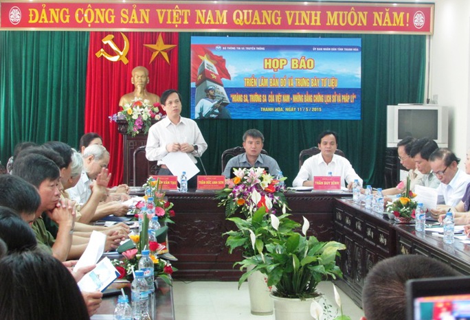 Bộ Thông tin và Truyền thông họp báo về triển lãm bản đồ và trưng bày tư liệu quý về chủ quyền 2 quần đảo Hoàng Sa và Trường Sa của Việt Nam
