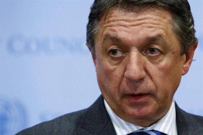 Đại sứ Ukraine tại Liên Hiệp Quốc Yuriy Sergeyev. Ảnh: Reuters