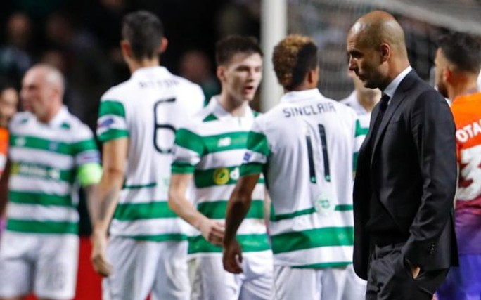 Pep Gaurdiola không hài lòng với tỉ số hòa trước Celtic