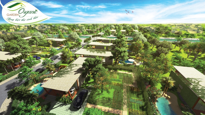 
Phối cảnh dự án Làng biệt thự sinh thái Organic Garden
