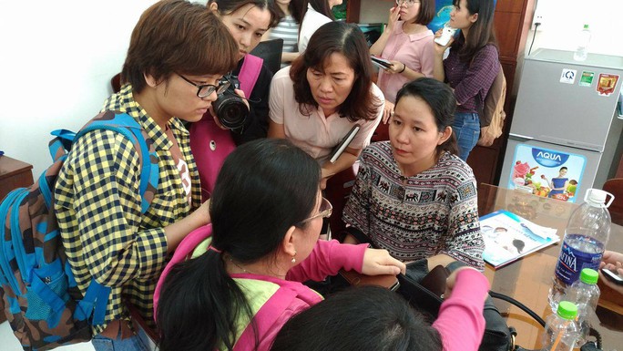 Phụ huynh trình bày lại sự việc 