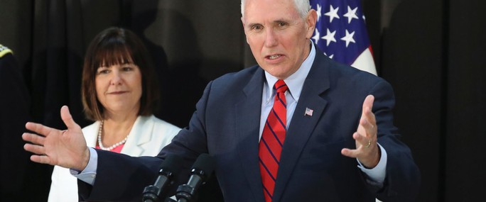 Phó Tổng thống Mỹ Mike Pence. Ảnh: AP