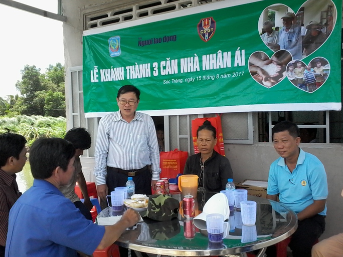 Báo Người Lao Động khánh thành 3 căn nhà nhân ái ở Sóc Trăng - Ảnh 3.