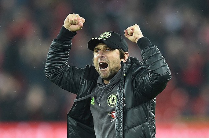 HLV Conte đang thăng hoa cùng Chelsea