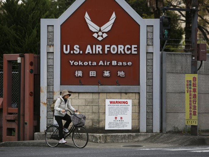 
Căn cứ không quân Yokota của Mỹ tại Nhật Bản. Ảnh: AP
