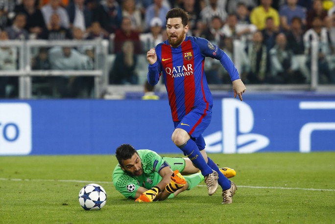 
Với 7 pha sút xa thành bàn ở mùa này, Messi trở nên khó lường với hàng thủ Juventus ở lượt về Ảnh: REUTERS
