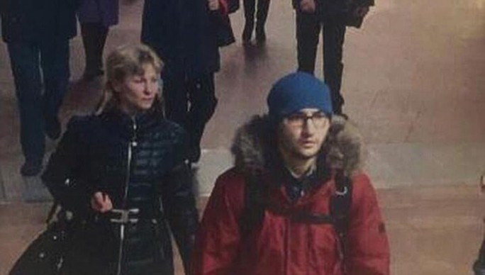
Hình ảnh nghi phạm Akbarzhon Dzhalilov do camera an ninh ghi lại Ảnh: Daily Mail
