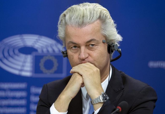 
Ông Wilders từng cam kết biến Hà Lan thành một quốc gia “không Hồi giáo” và rút khỏi Liên minh châu Âu. Ảnh: Reuters
