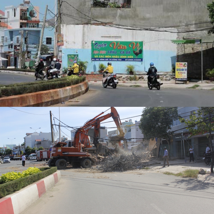 Đã phá bỏ hoàn toàn căn nhà lấn chiếm Quốc lộ 51B - Ảnh 1. Đã phá bỏ hoàn toàn căn nhà lấn chiếm Quốc lộ 51B - Ảnh 1.