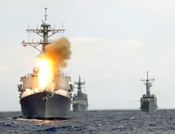 Một cuộc thử nghiệm tên lửa Standard Missile của Mỹ. Ảnh: Hải quân Mỹ