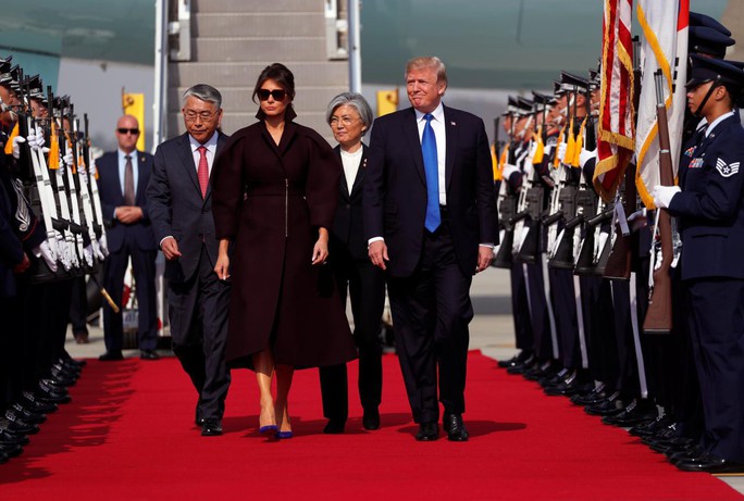 Hàn Quốc thắt chặt an ninh đón Tổng thống Donald Trump - Ảnh 1.