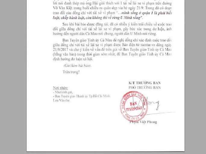 Cà Mau đề nghị ông Đoàn Ngọc Hải phản hồi phát ngôn về rừng U Minh sống - Ảnh 2.