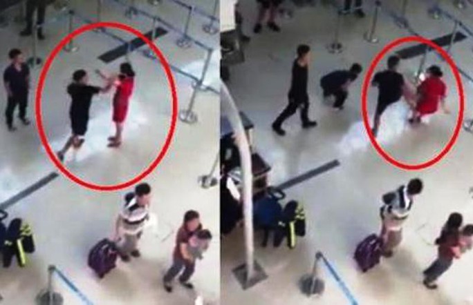 Thêm video chi tiết 3 nam thanh niên đánh 2 nữ nhân viên hàng không - Ảnh 3.
