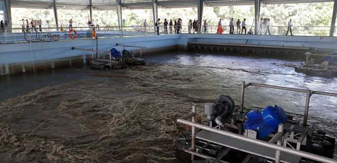 Xử lý nước thải cho hàng vạn hộ dân trước khi đổ ra sông Đồng Nai - Ảnh 1.