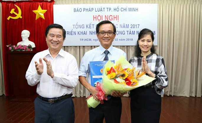 Ông Nguyễn Đức Hiển làm phó tổng biên tập Báo Pháp Luật TP HCM - Ảnh 1.
