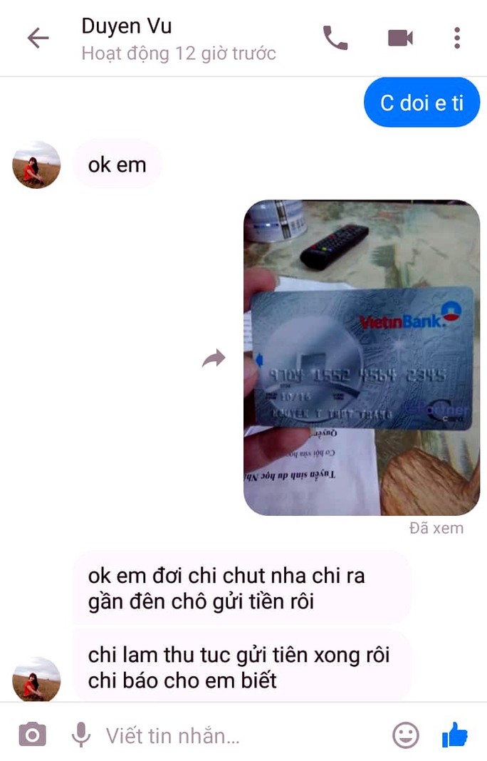 Nói chuyện qua facebook, một phụ nữ bị rút sạch tiền trong ATM - Ảnh 2.