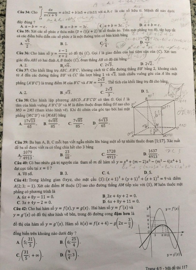 Thí sinh khóc than đề thi Toán quá dài - Ảnh 4.