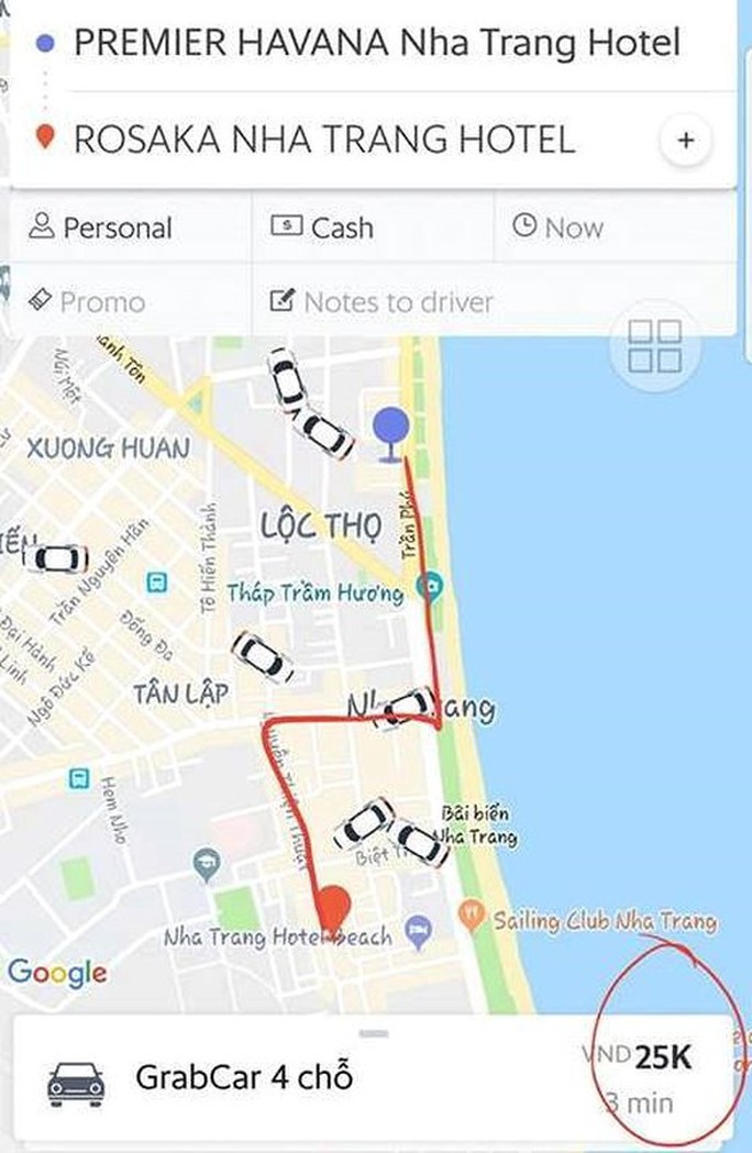 Du khách Hàn Quốc phát hoảng vì bị tài xế taxi Nha Trang chặt chém - Ảnh 2.