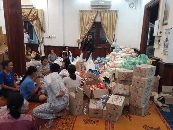 Clip: Biển nước đục ngầu ở Lào sau vụ vỡ đập lớn - Ảnh 16.