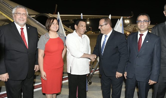 Lần đầu tới Israel, Tổng thống Philippines tìm kiếm thỏa thuận vũ khí - Ảnh 1.