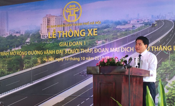 Hà Nội thông xe đường vành đai 3 hơn 3.100 tỉ đồng - Ảnh 1.